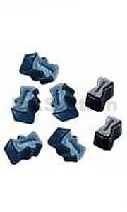 Xerox Phaser 850 Compatible Cyan Ink Sticks - 5 Cyan + 2 Free Black - 1,170 pages (016-1825-00)