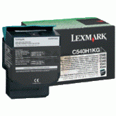 Lexmark (C540H1KG) Genuine C540 / C543 / C544 / C546 / X543 / X544 / X546 Black HY Prebate Toner Cartridge - 2,500 pages