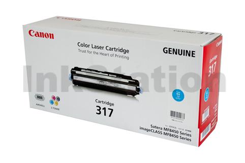 Genuine Canon MF8450C (CART-317C) Cyan Toner Cartridge - 4,000 pages
