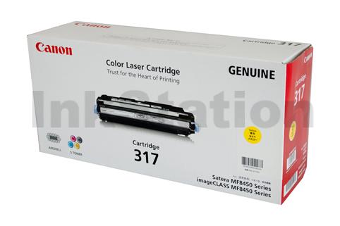 Genuine Canon MF8450C (CART-317Y) Yellow Toner Cartridge - 4,000 pages