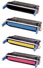 4 Pack Compatible HP Q5950A-Q5953A Toner Cartridges [B+C+M+Y]