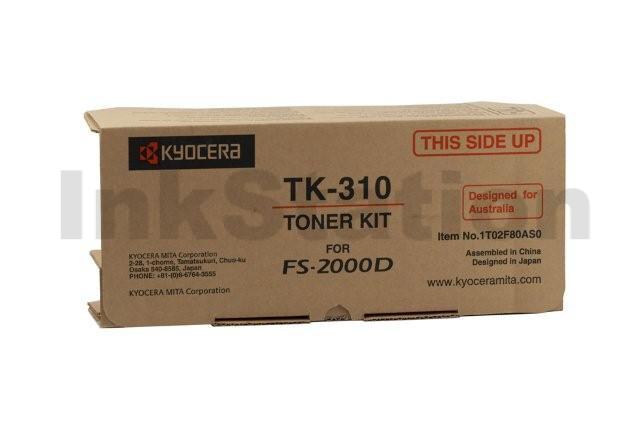 1 x Kyocera TK-310 Black Genuine Toner Cartridge 12,000 pages
