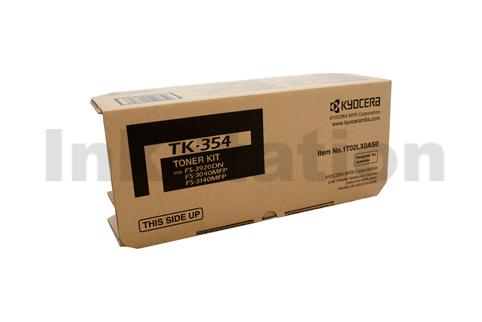 1 x Kyocera TK-354B Black Genuine Toner Cartridge 15,000 pages