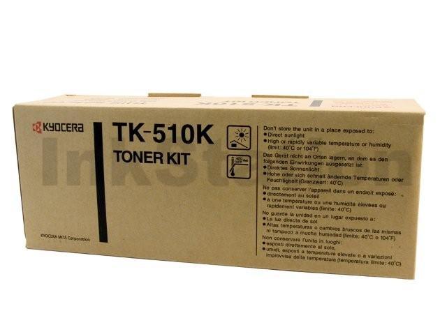 1 x Kyocera TK-510K Black Genuine Toner Cartridge - 8,000 pages
