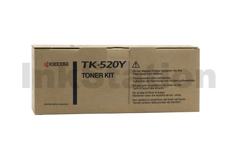 1 x Kyocera TK-520Y Yellow Genuine Toner Cartridge  4,000 pages
