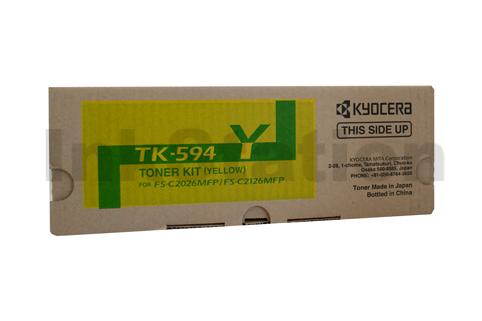 Genuine Kyocera TK-594Y Yellow Toner Cartridge -5000 pages