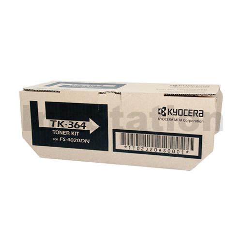 1 x Kyocera TK-364 Genuine Toner Cartridge - 20,000 pages @ 5%