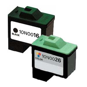 Lexmark No.16 + No.26 (10N0016 + 10N0026) Compatible Ink Cartridge - Value Pack