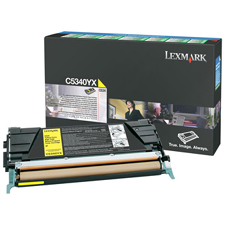 Lexmark (C5340YX) Genuine C534DN Extra High Yield Yellow Prebate Toner Cartridge - 7,000 pages